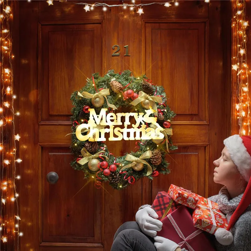 Merry Christmas Decor Lighted Sign For Christmas Decorations