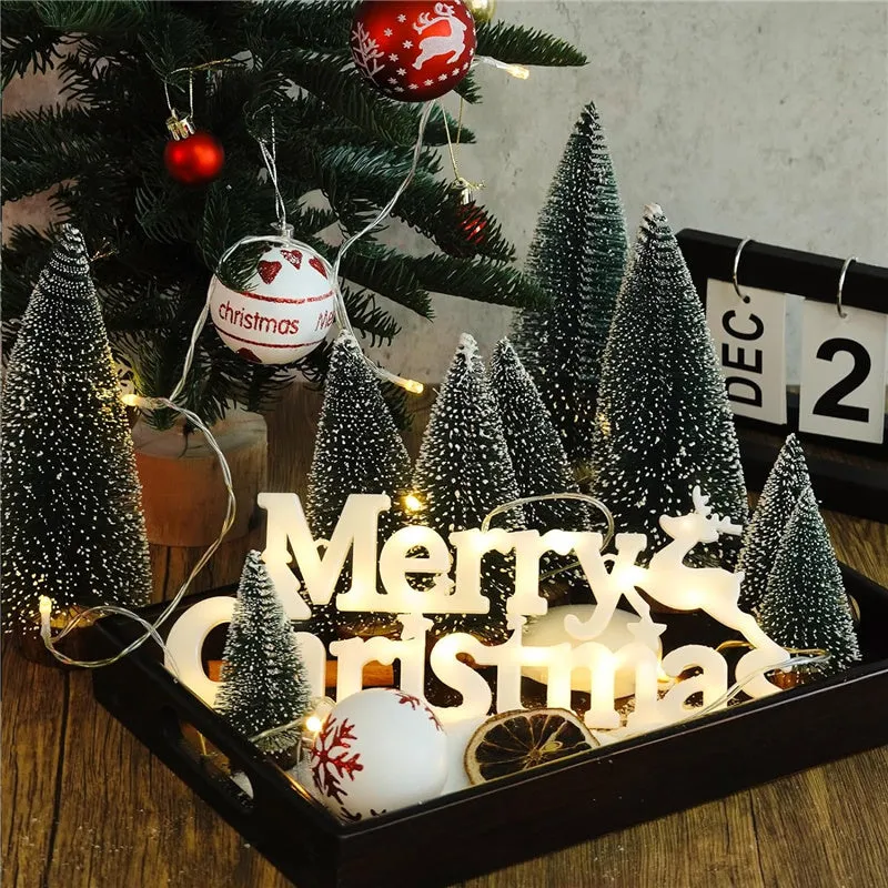 Merry Christmas Decor Lighted Sign For Christmas Decorations
