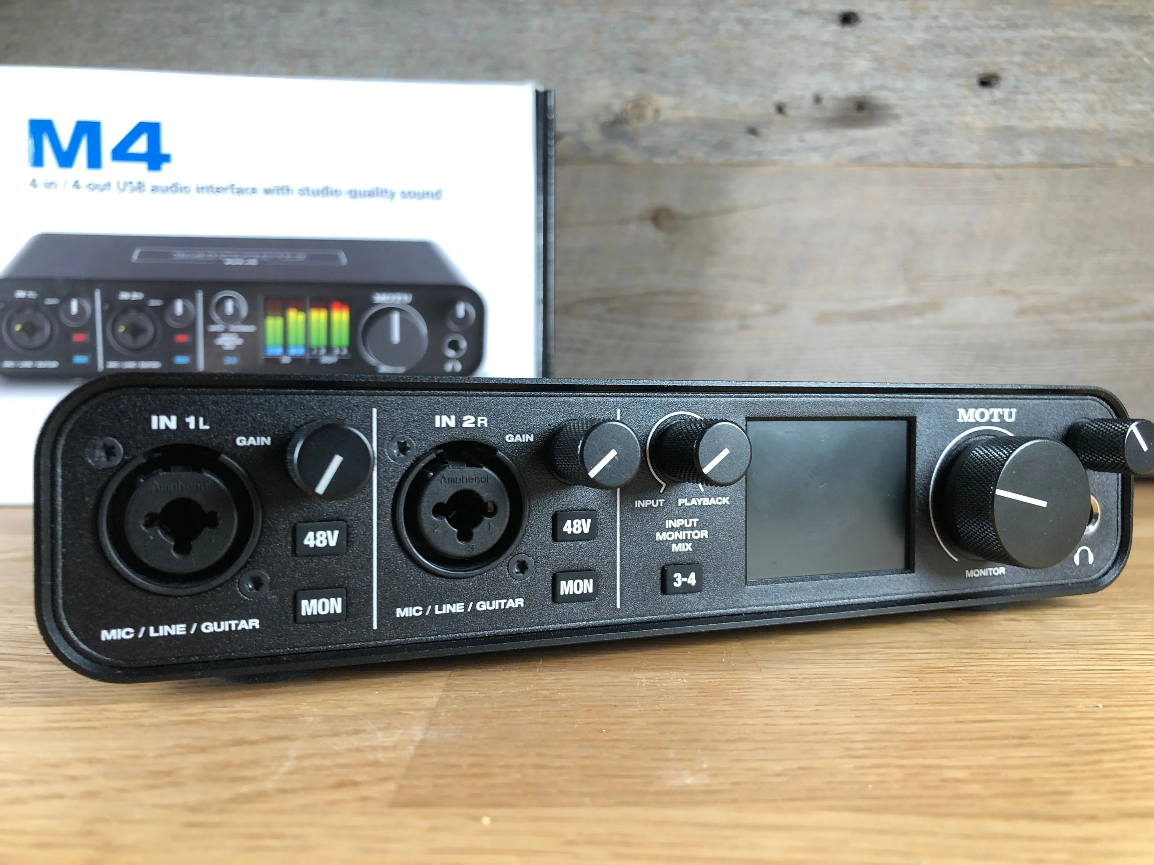 MOTU M4 Audio Interface Used