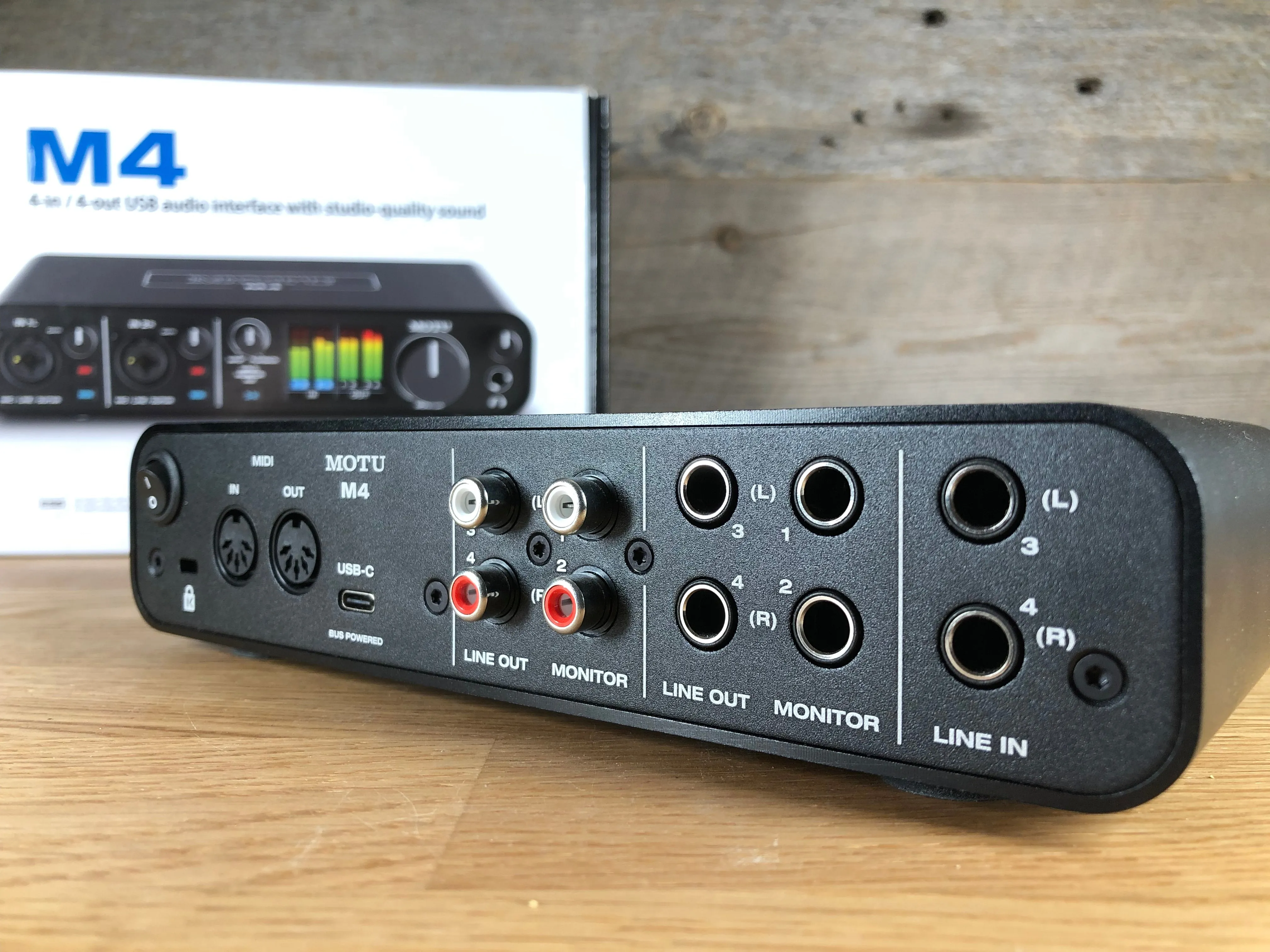 MOTU M4 Audio Interface Used