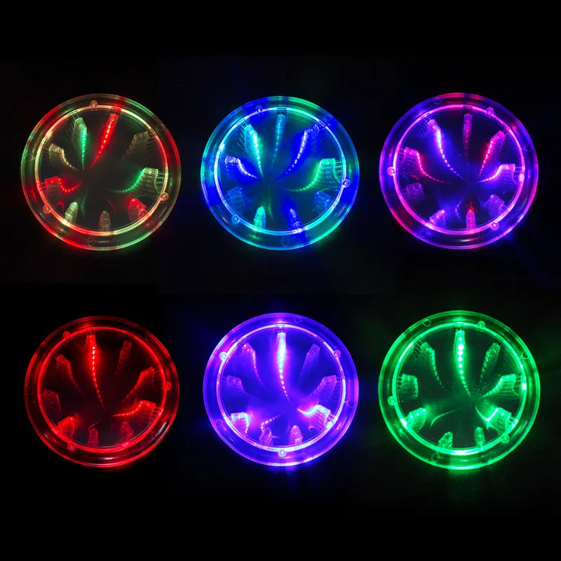 Multicolor Flashing Tunnel LED Coaster