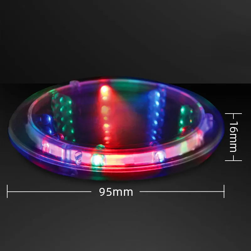 Multicolor Flashing Tunnel LED Coaster