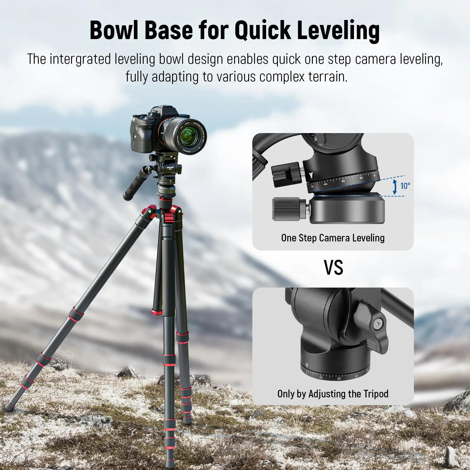 NEEWER GM30 Tripod Fluid Head
