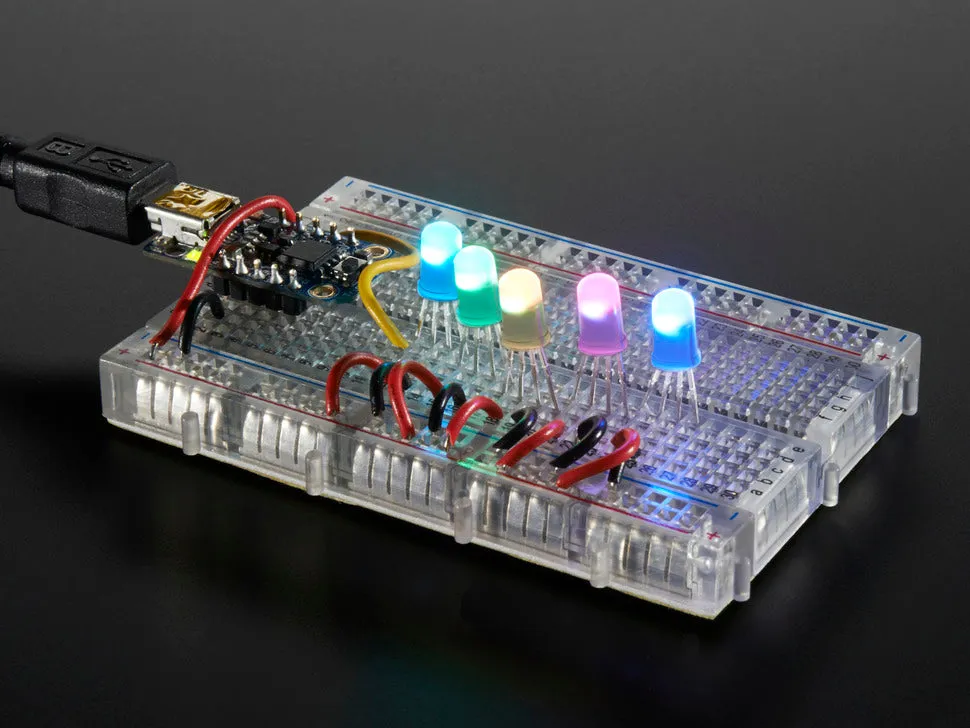 NeoPixel Diffused 5mm Through-Hole LED - 5 Pack