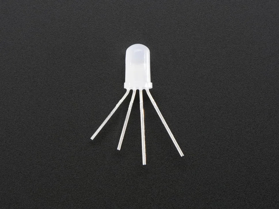 NeoPixel Diffused 5mm Through-Hole LED - 5 Pack