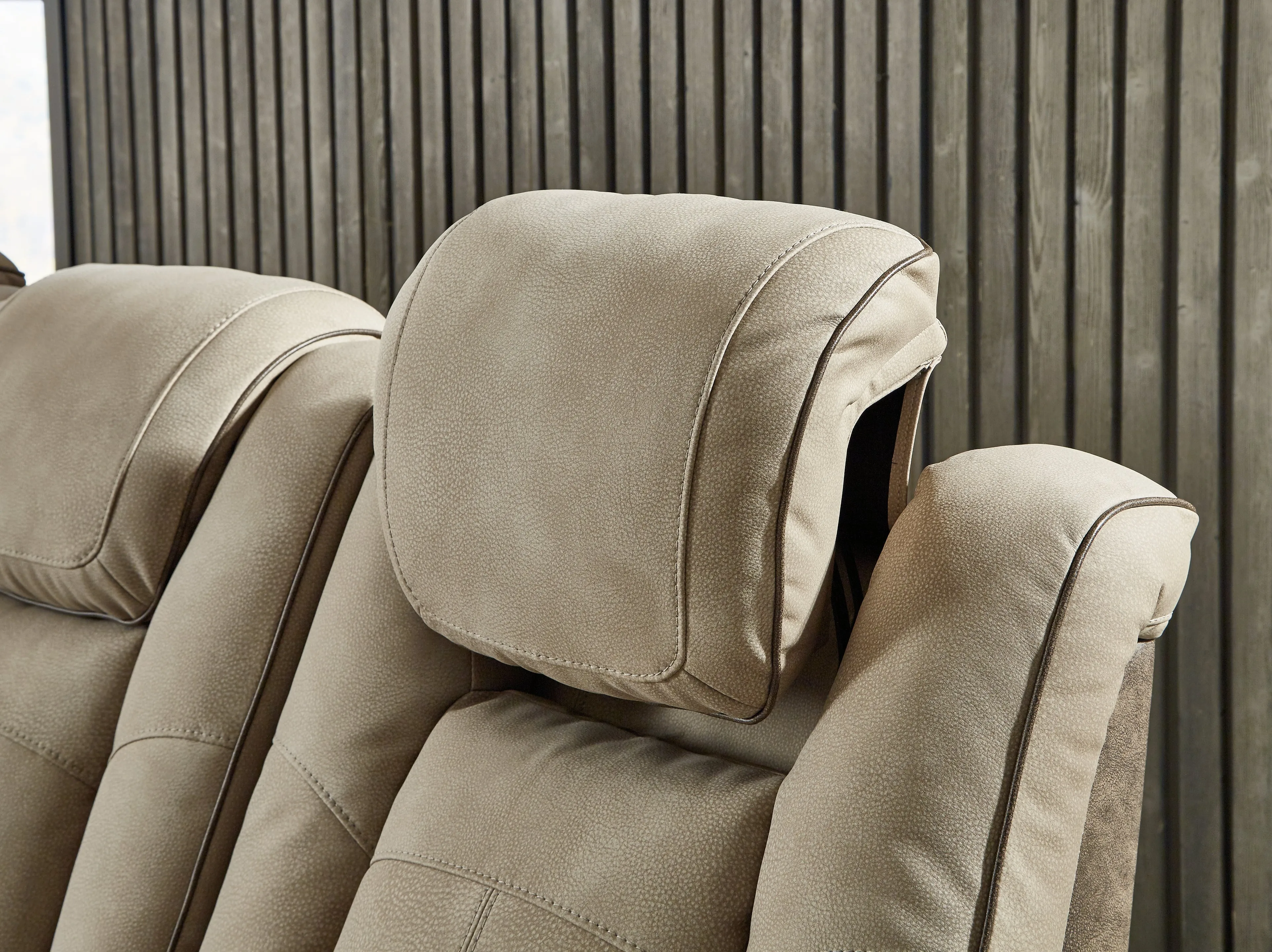 Next-Gen DuraPella Sofa, Loveseat and Recliner in Sand