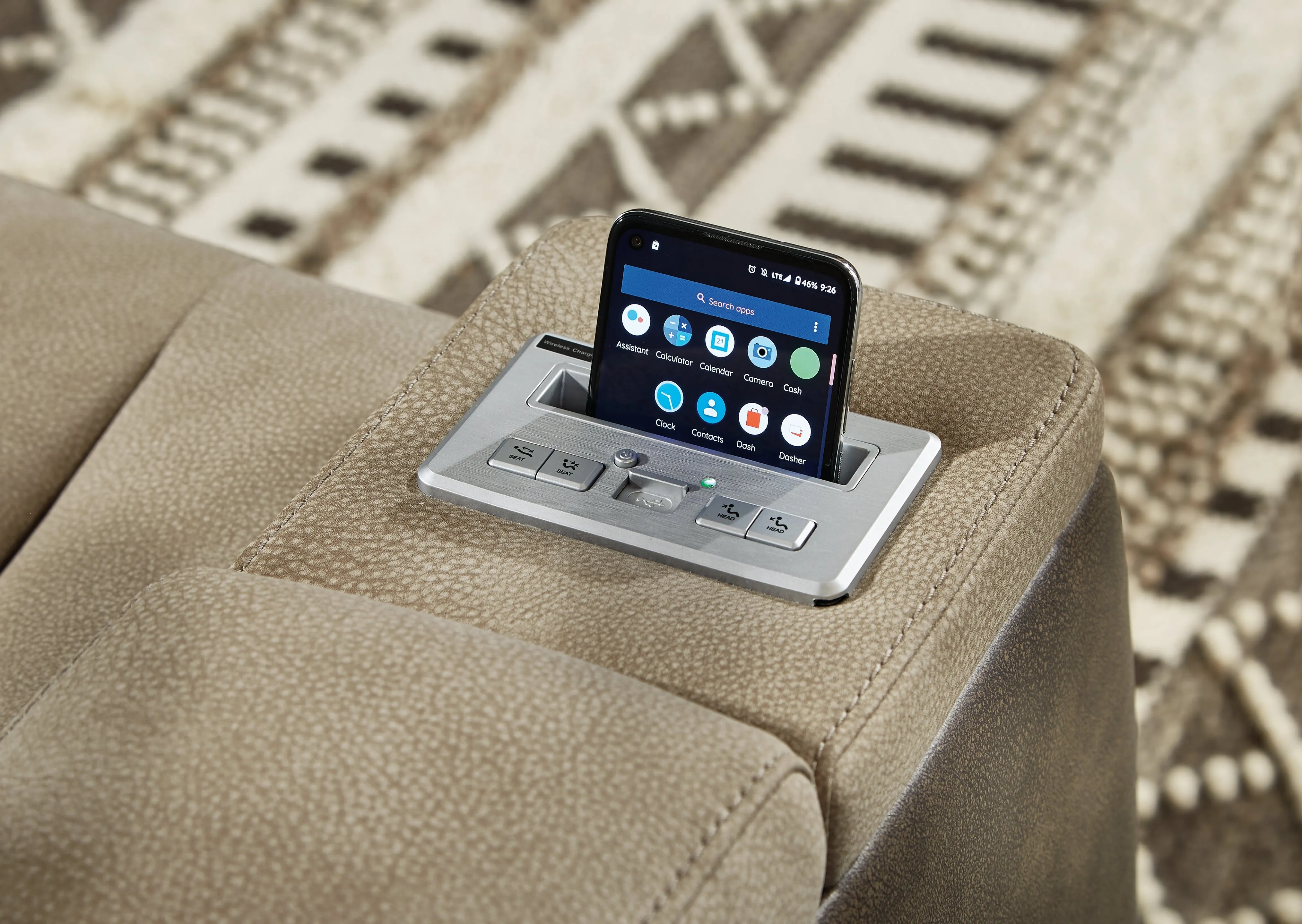 Next-Gen DuraPella Sofa, Loveseat and Recliner in Sand