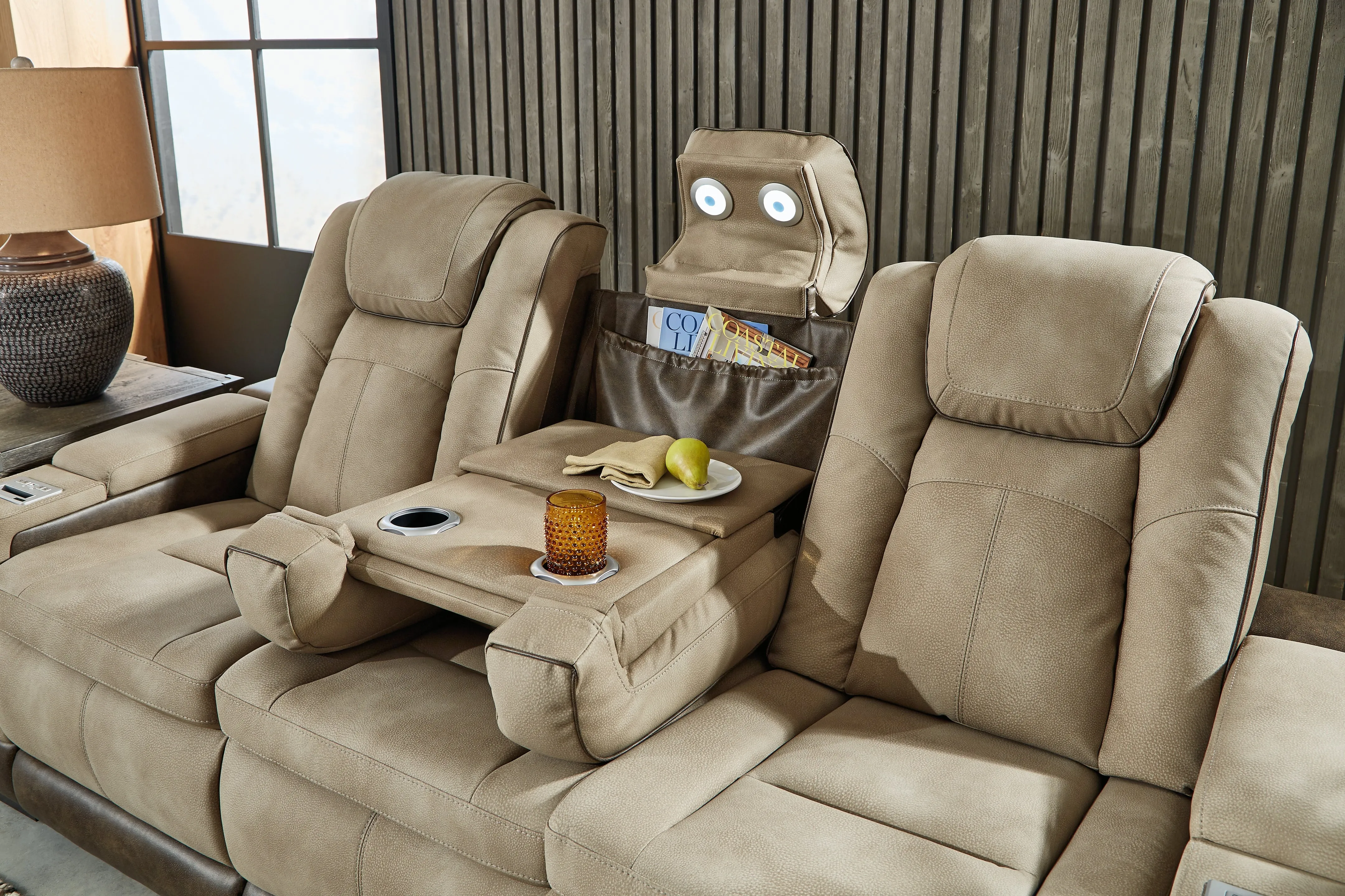 Next-Gen DuraPella Sofa, Loveseat and Recliner in Sand