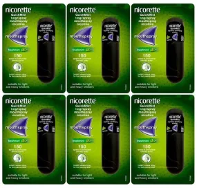 Nicorette QuickMist Freshmint Mouthspray 1mg (6 x 150 Sprays)