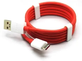 Oneplus Nord 5G Type C Cable Charging & Data Sync Cable-Red-100CM