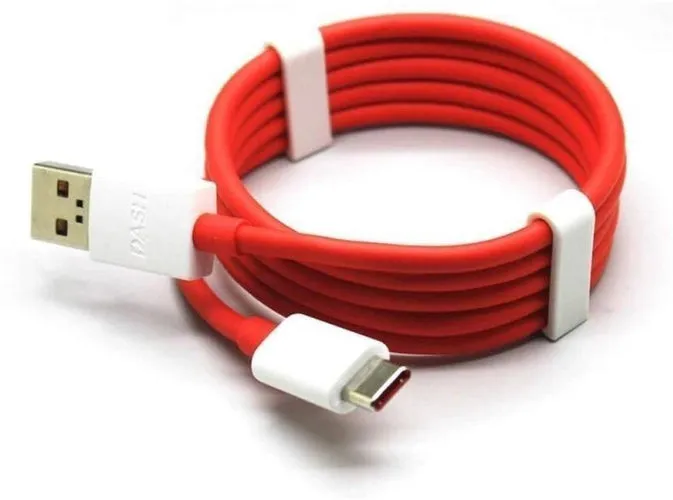 Oneplus Nord 5G Type C Cable Charging & Data Sync Cable-Red-100CM