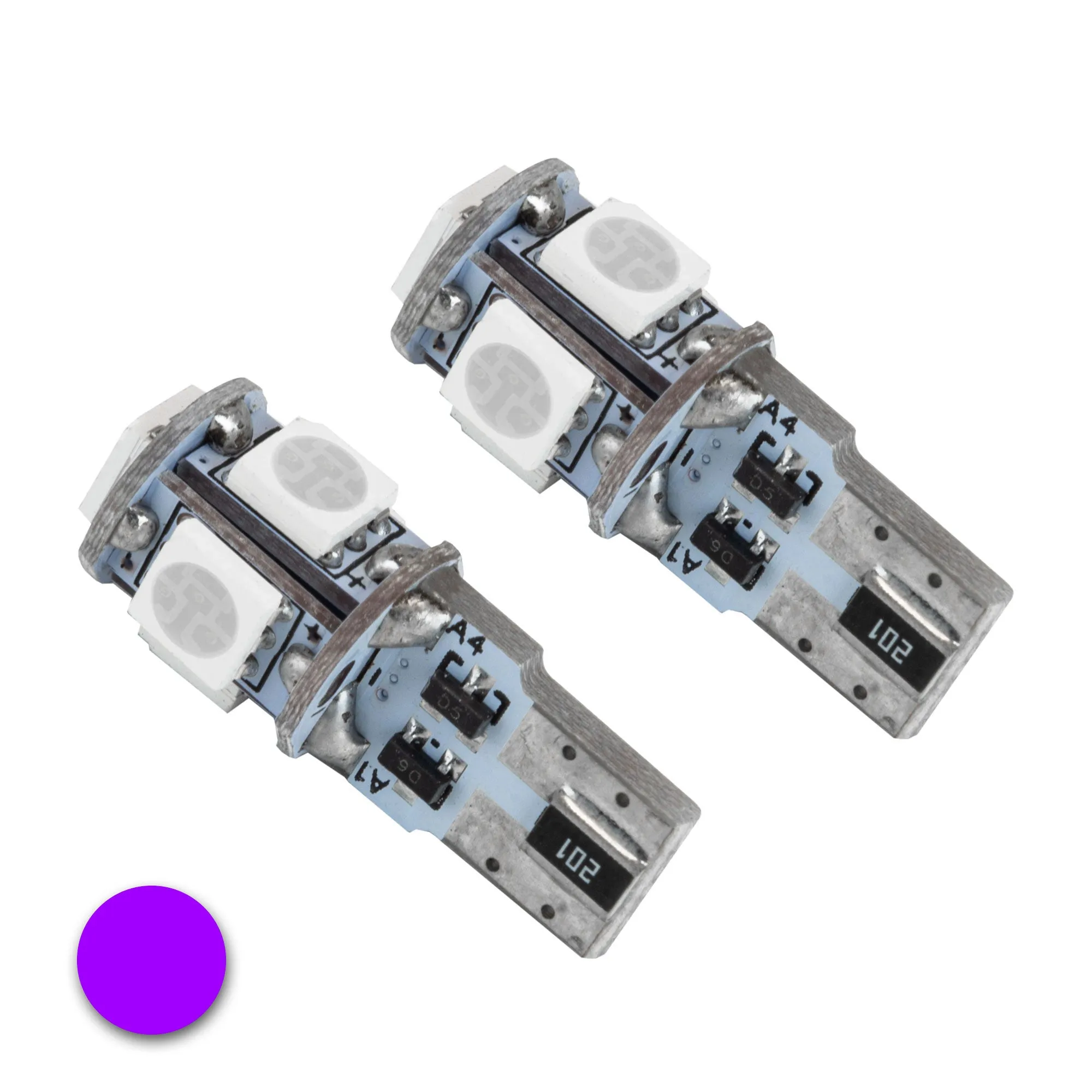 ORACLE Lighting T10 5 LED 3 Chip SMD Bulbs (Pair)