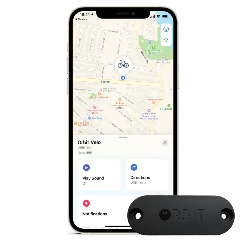 Orbit Velo Bike Tracker for Apple