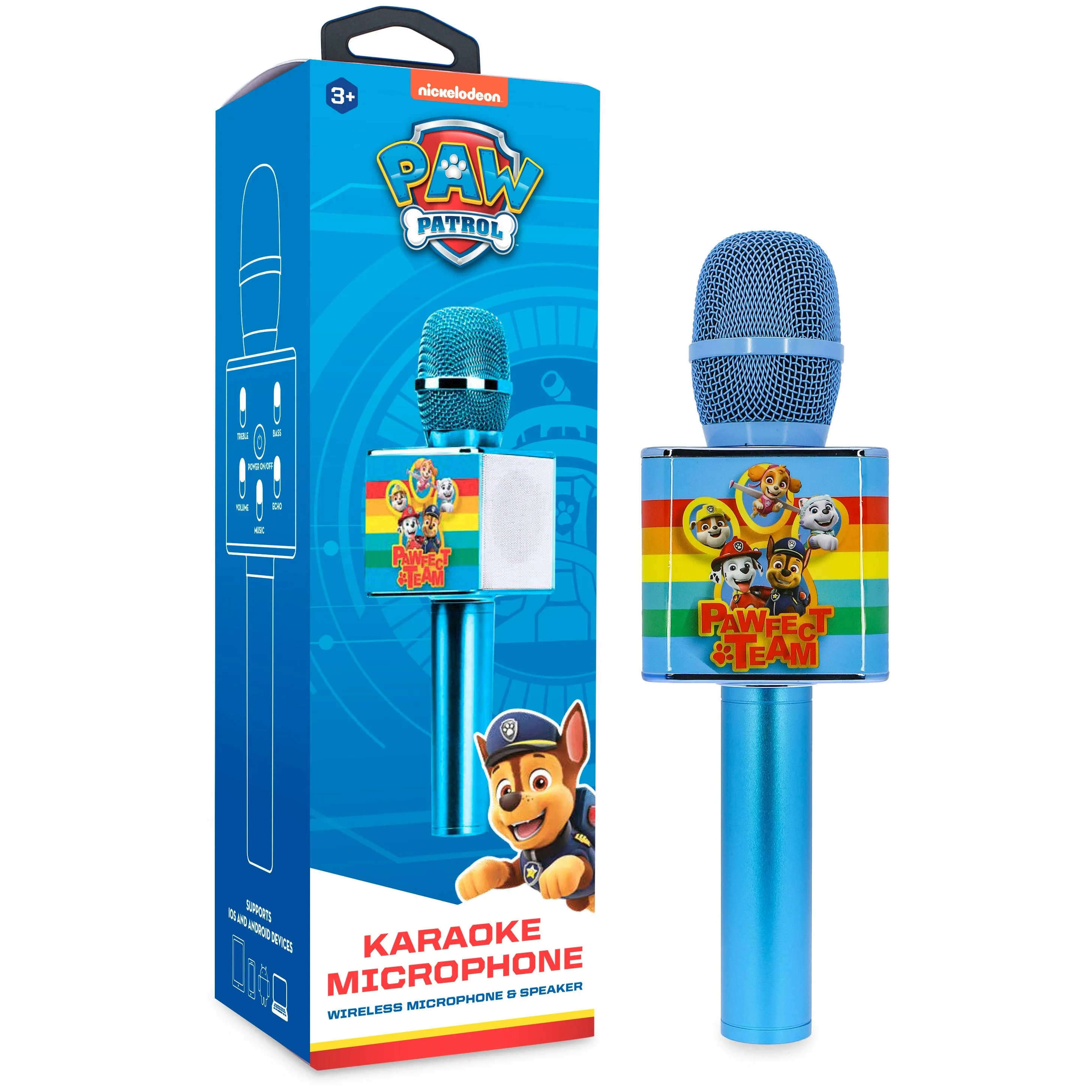 OTL PAW Patrol Karaoke Microphone with Speaker - Blue | PAW891