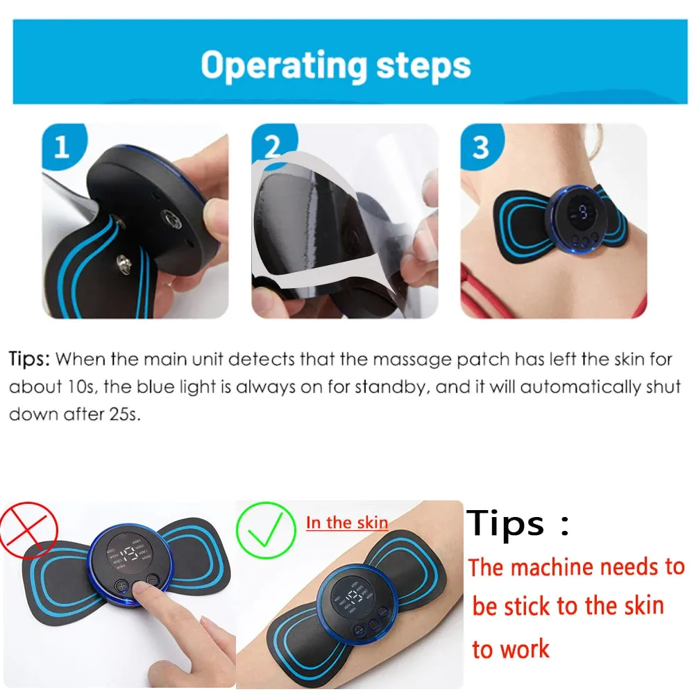 Pain Relief Low Frequency Rechargeable EMS Muscle Stimulator