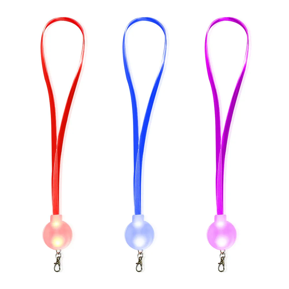 Party Supplies Decorations Remote Controlled Flashing LED Lanyards