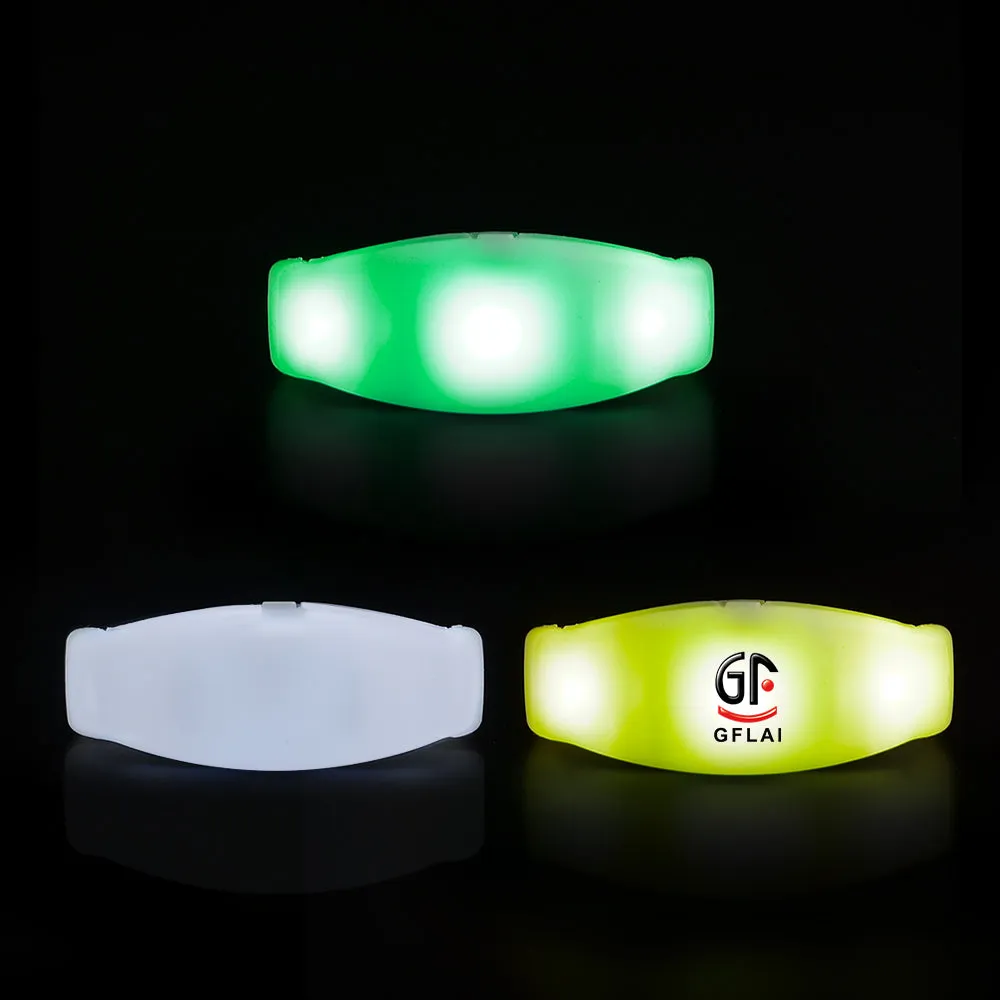 Party Supplies Decorations Wedding Sound Activated LED Wristband for Party(50 Pack)