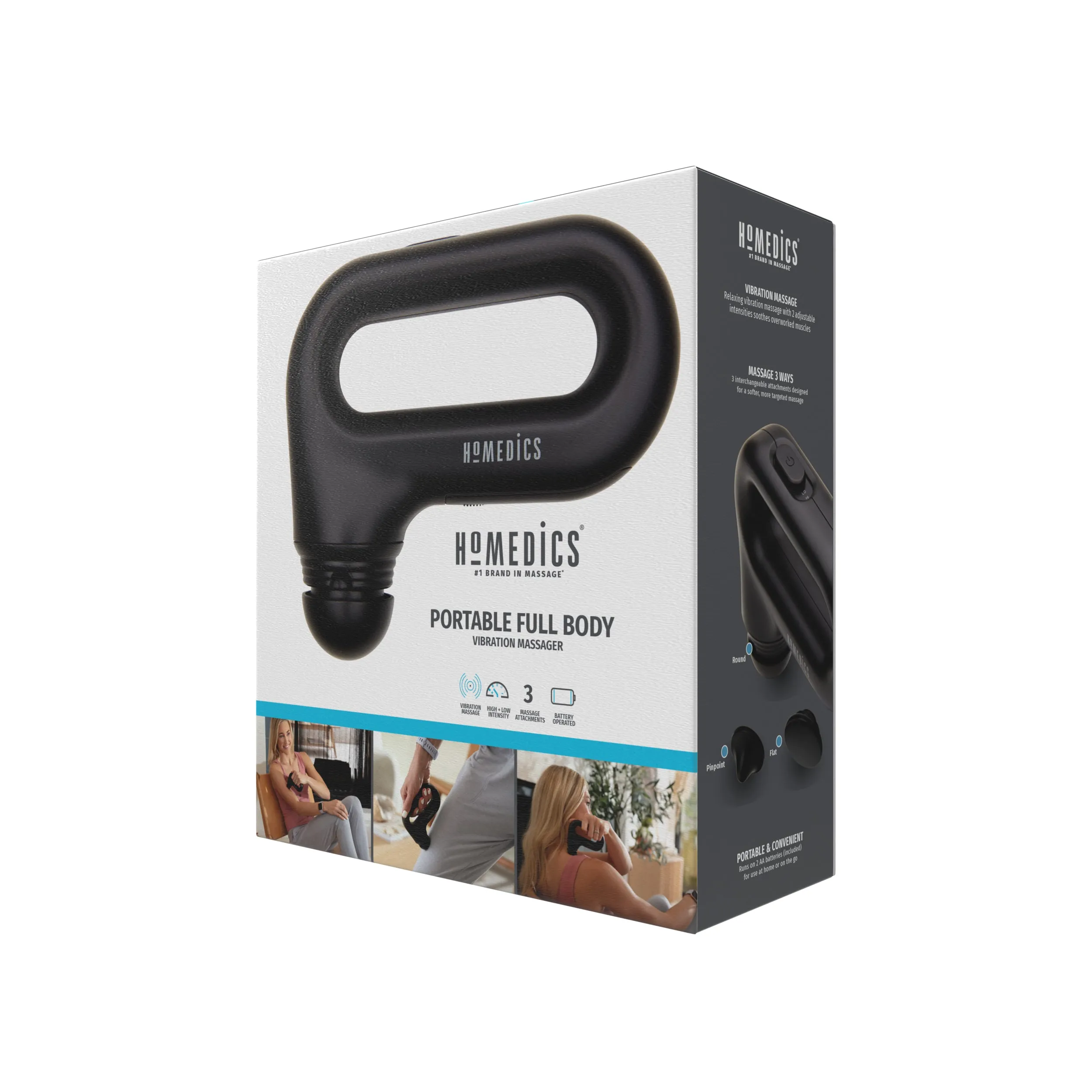 Portable Full Body Vibration Massager with Ergonomic