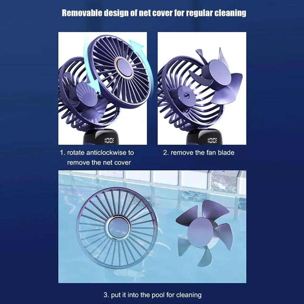 Portable Handheld Foldable Electric Fan