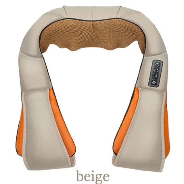 Portable Shiatsu Cervical Back and Neck Heat Massager