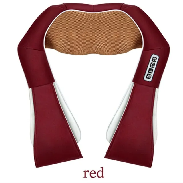 Portable Shiatsu Cervical Back and Neck Heat Massager
