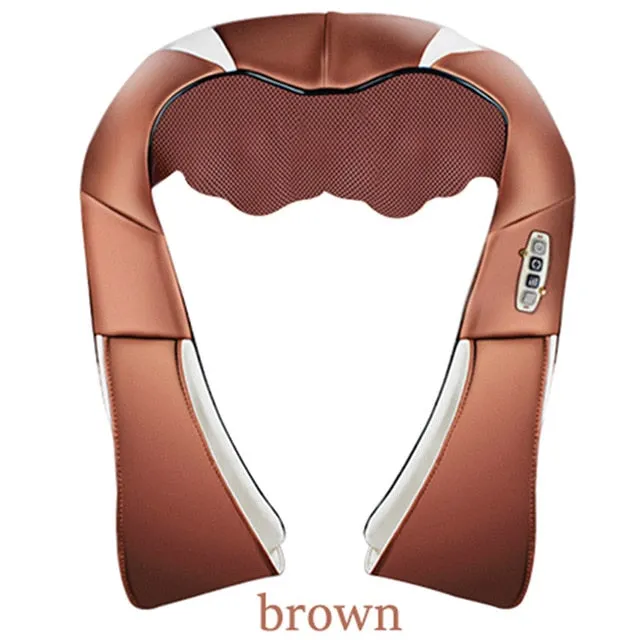Portable Shiatsu Cervical Back and Neck Heat Massager