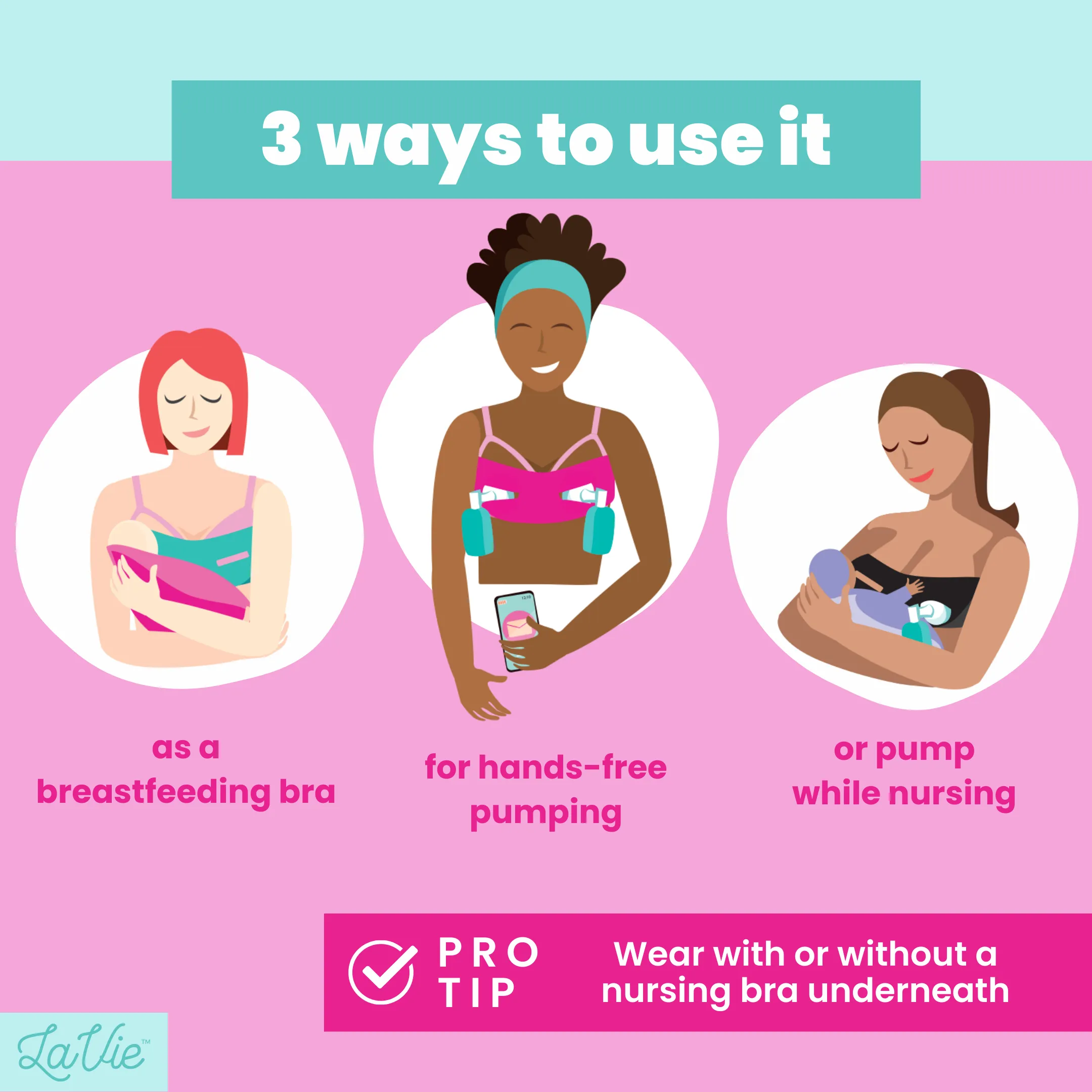 Pump Strap Hands-Free Pumping Bra