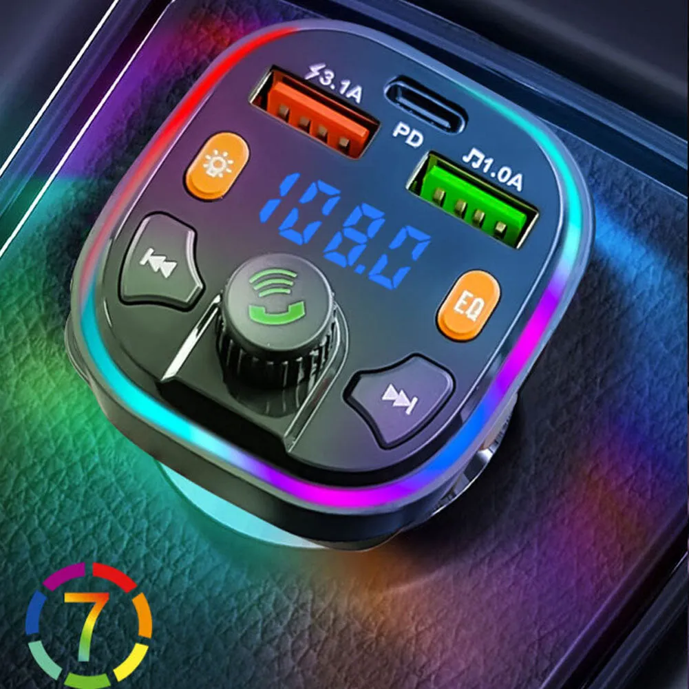 Q5 Car Radio Mp3 Audio Player Bluetooth Hands-free Fm Transmitter