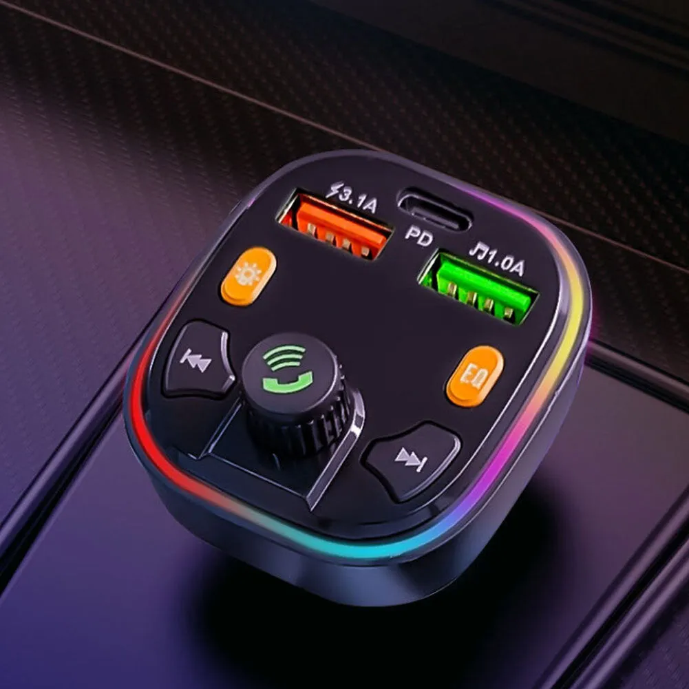 Q5 Car Radio Mp3 Audio Player Bluetooth Hands-free Fm Transmitter