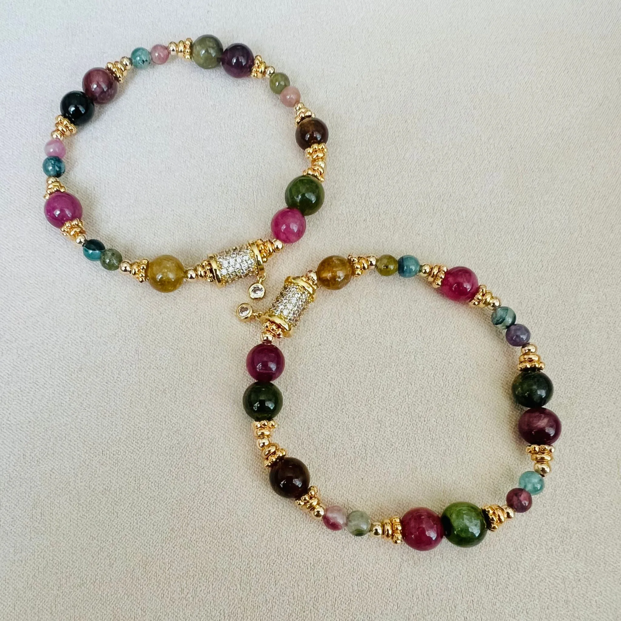 Rainbow Tourmaline Bracelet