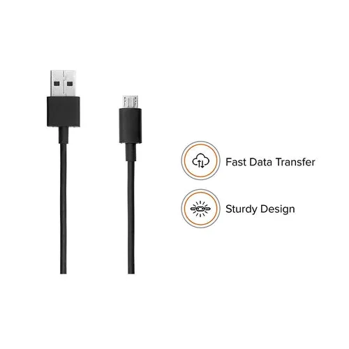Redmi Mi 6 Quick Charge And Sync Cable-120CM-Black