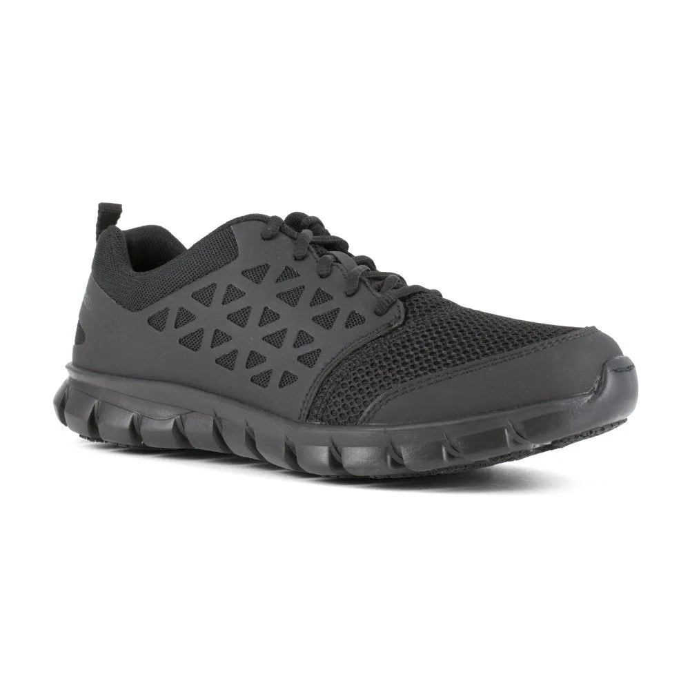 Reebok Women's Sublite Cushion Athletic Work Shoe Soft Toe Rb435 In Black