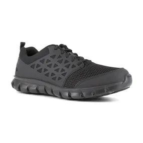 Reebok Women's Sublite Cushion Athletic Work Shoe Soft Toe Rb435 In Black