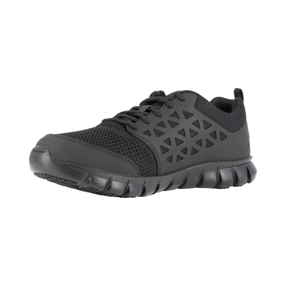 Reebok Women's Sublite Cushion Athletic Work Shoe Soft Toe Rb435 In Black