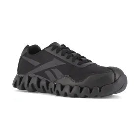 Reebok Zig Pulse Athletic Work Shoe Men's Composite Toe Rb3019 In Black
