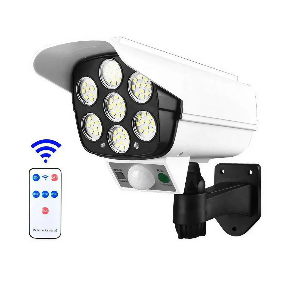 Remote Control Solar Monitoring Lamp