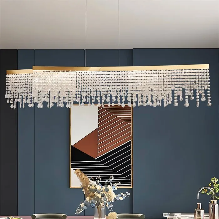 Rexana Crystal Linear Chandelier