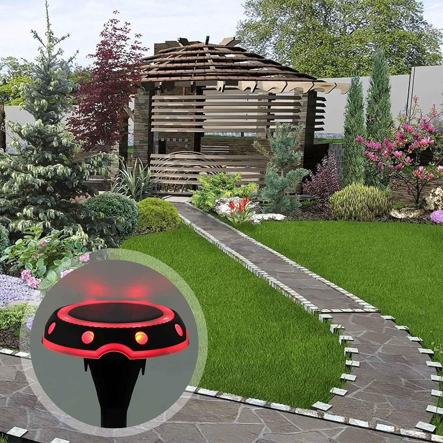Rgb Led Solar Ground Lights