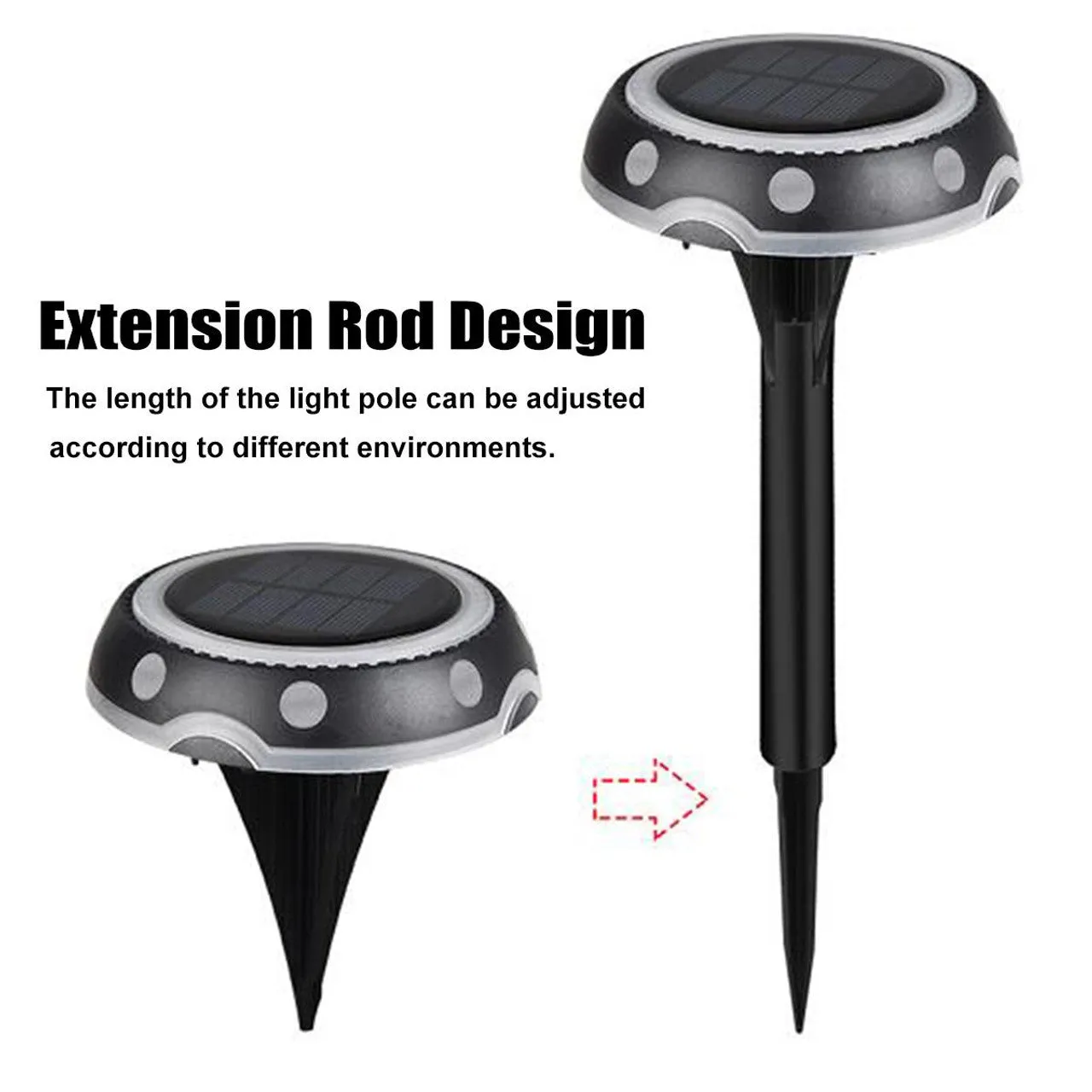 Rgb Led Solar Ground Lights