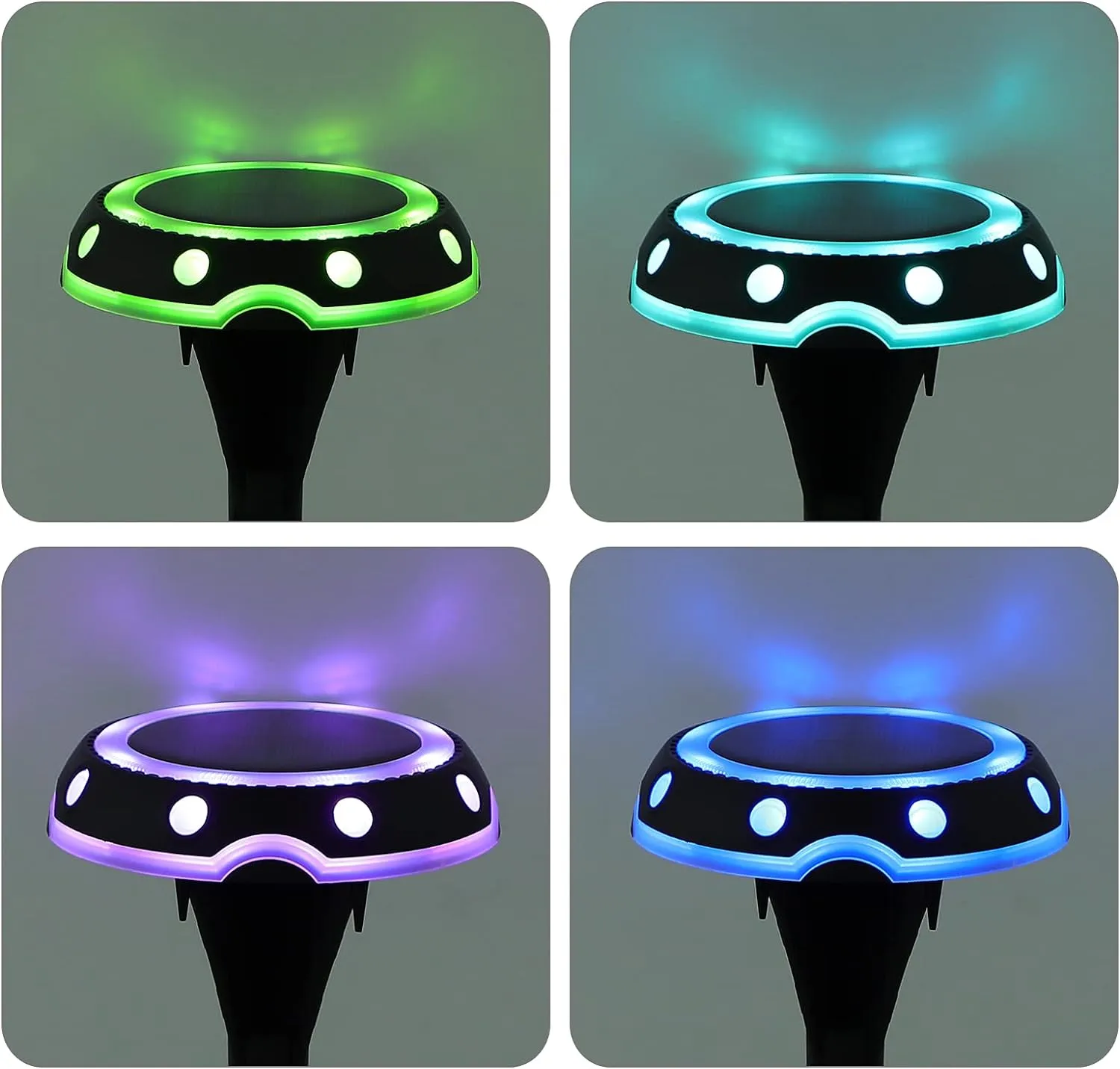 Rgb Led Solar Ground Lights