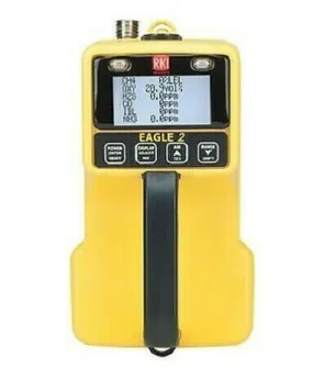 RKI Instruments 724-001-IR-CAT Eagle 2 4 Gas Monitor CH4&LEL (IR) /O2 /H2S / CO inert mode for catalyst applications