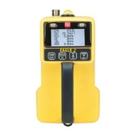 RKI Instruments 725-121-P2 Eagle 2 Five Gas Monitor LEL&PPM/O2/CO/VOC'S/CI2