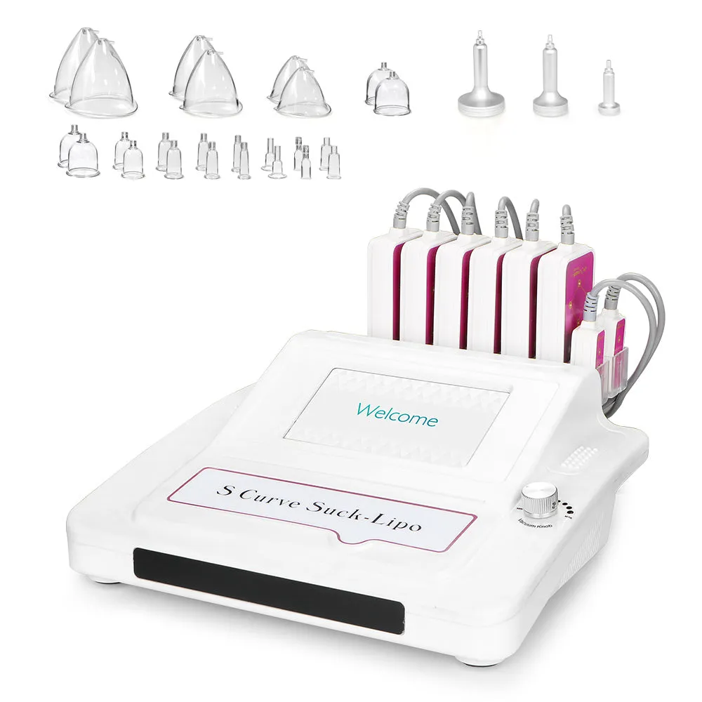 S Curve Suck-Lipo Breast Enhancement Breast Lifting Lipo Laser Slimming Machine