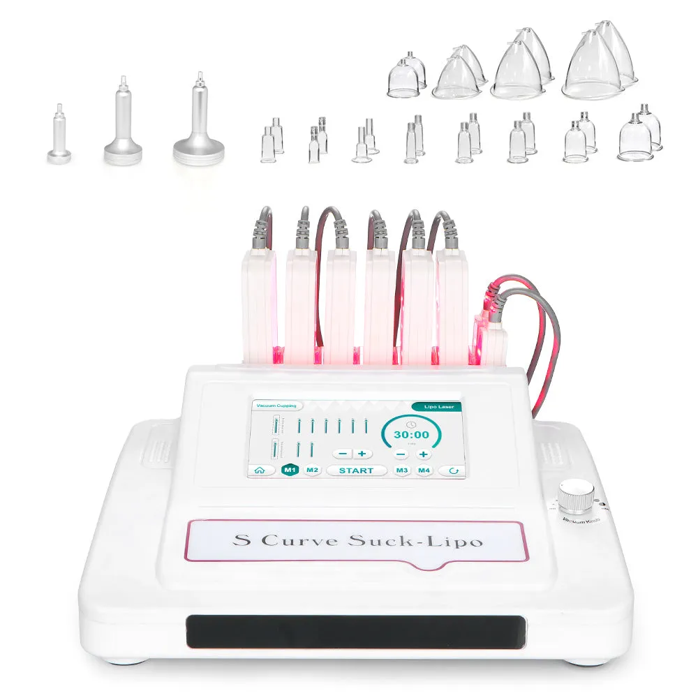 S Curve Suck-Lipo Breast Enhancement Breast Lifting Lipo Laser Slimming Machine