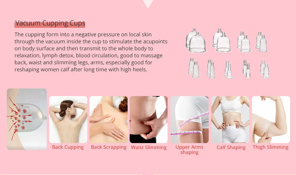 S Curve Suck-Lipo Breast Enhancement Breast Lifting Lipo Laser Slimming Machine