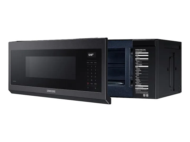 Samsung ME11A7710DG 1.1 cu. ft. Smart SLIM Over-the-Range Microwave with 550 CFM Hood Ventilation, Wi-Fi & Voice Control in Black Stainless Steel