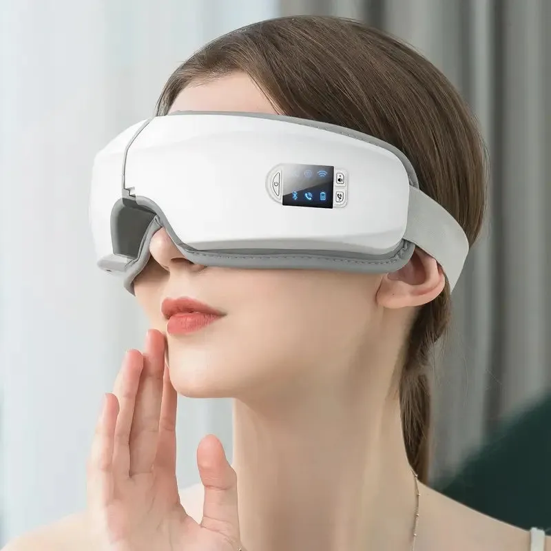 Smart Bluetooth Eye Massager Heat and Air Compression Massage