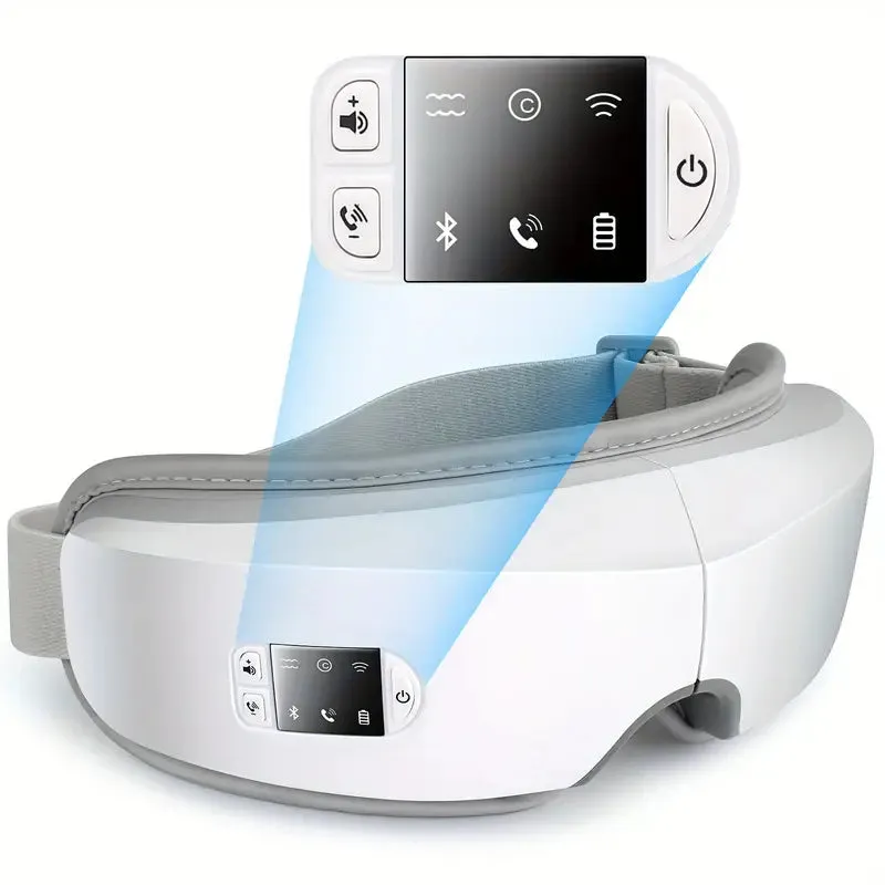 Smart Bluetooth Eye Massager Heat and Air Compression Massage