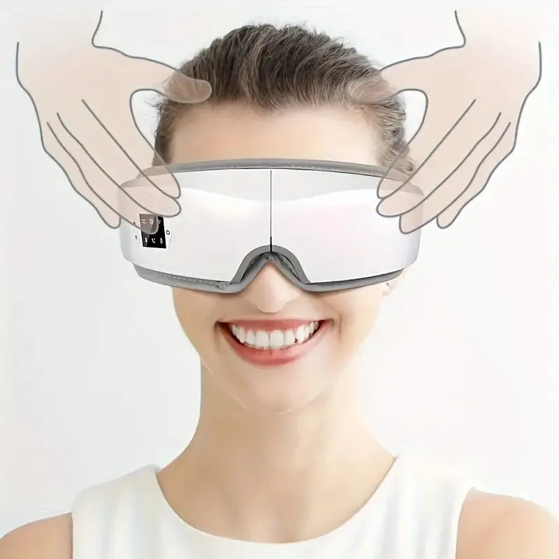 Smart Bluetooth Eye Massager Heat and Air Compression Massage