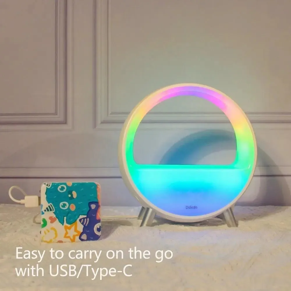 Smart Sleep Alarm Clock with Wireless Charging, Sound Machine - Arches™